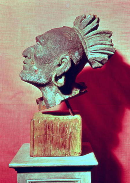 Head of Squanto (d.1622), an American Indian of the Pawtuxet tribe who became a good friend to the P from American School