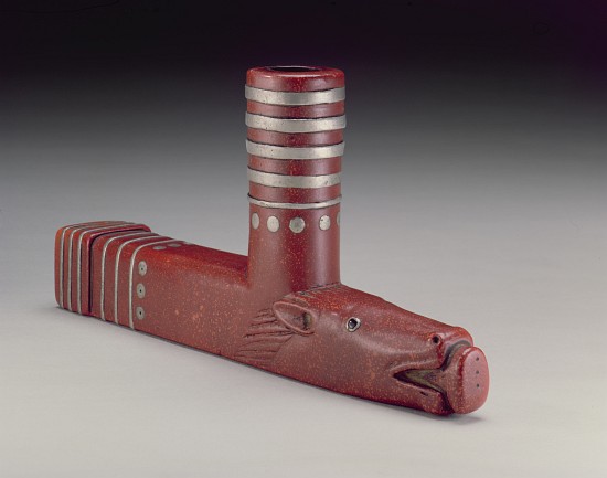 Pipe bowl, Eastern Sioux from American School