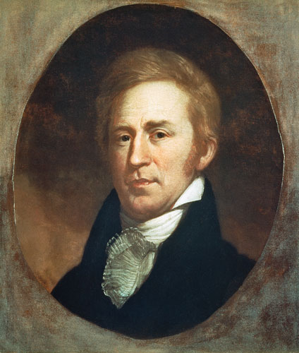 Portrait of William Clark, American explorer and governor of Missouri Territory from American School