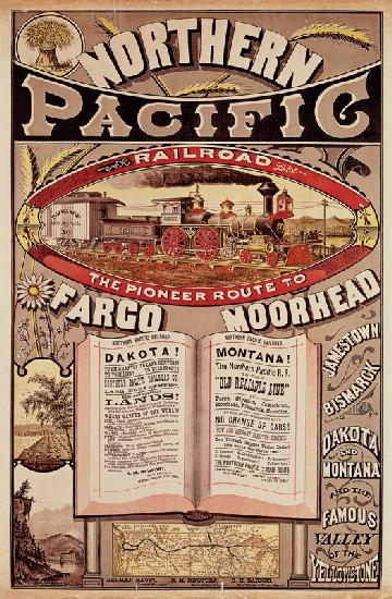Northern Pacific Railroad Advertisement