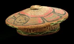 Basketry Cap, before 1849 (plant fibre)