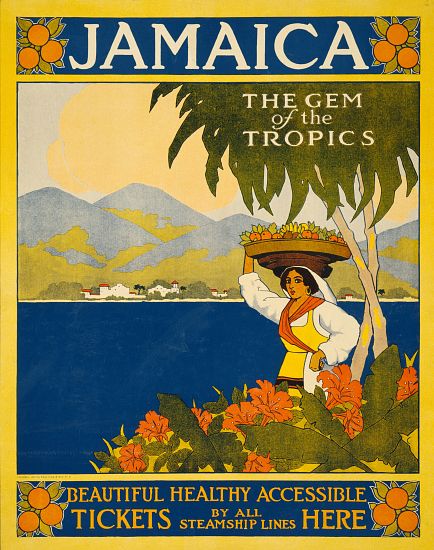 Jamaica Travel Poster from American School, (20th century)