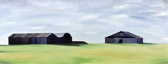 Summer Barns (oil on canvas)  from Ana  Bianchi