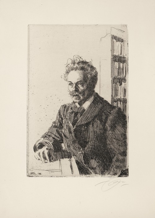 August Strindberg from Anders Leonard Zorn