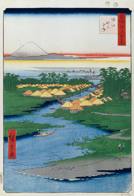 Horie and Nekozane (One Hundred Famous Views of Edo) from Ando oder Utagawa Hiroshige