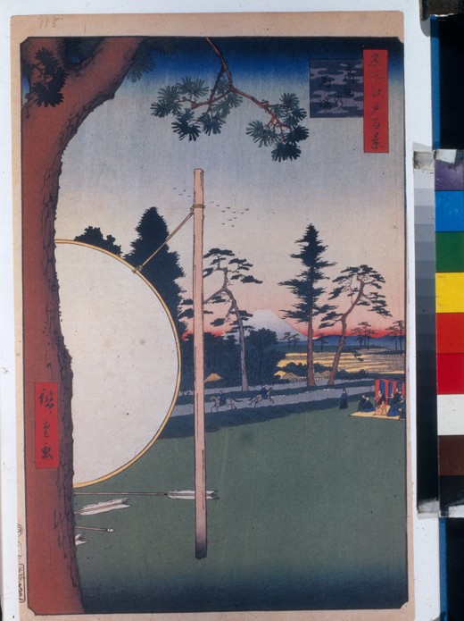 The Horse Track at Takata (One Hundred Famous Views of Edo) from Ando oder Utagawa Hiroshige