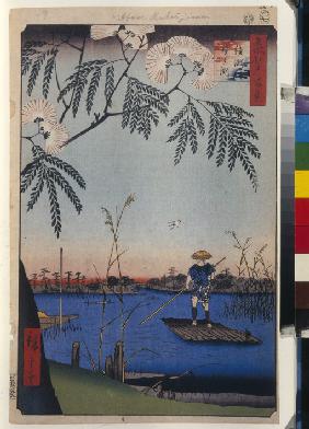 The Ayase River and Kanegafuchi (One Hundred Famous Views of Edo)