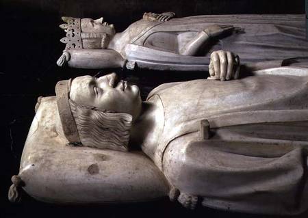 Effigies from the tomb of Charles V the 'Wise' (1338-80) c.1364 from Andre Beauneveu
