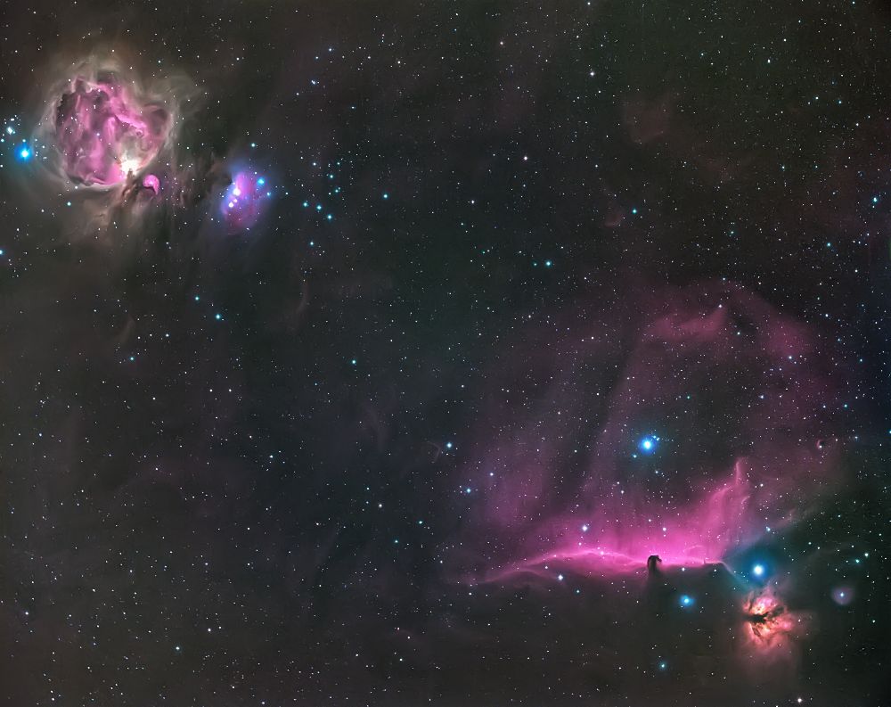 Orion Nebula and The Horsehead from Andrea Auf dem