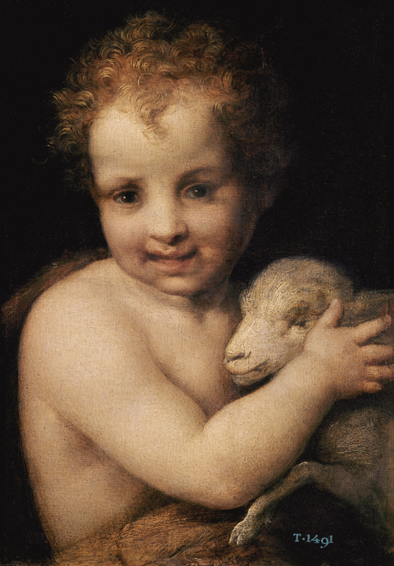 John the Baptist as child from Andrea del Sarto