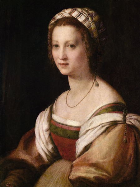 Portrait of a woman from Andrea del Sarto