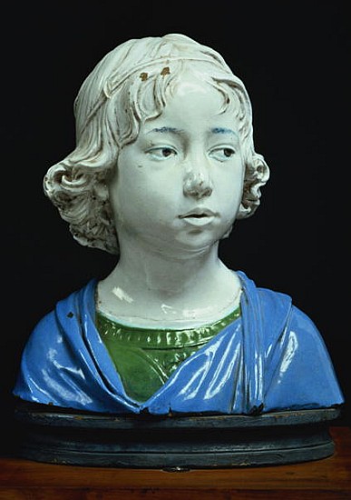 Bust of a young boy from Andrea Della Robbia