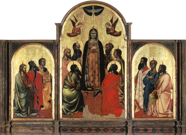 Altarpiece of Pentecost from Andrea di Cione Orcagna