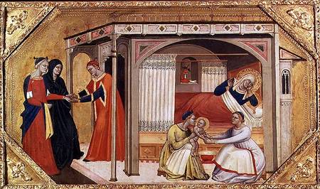 The Birth of the Virgin from Andrea di Cione Orcagna