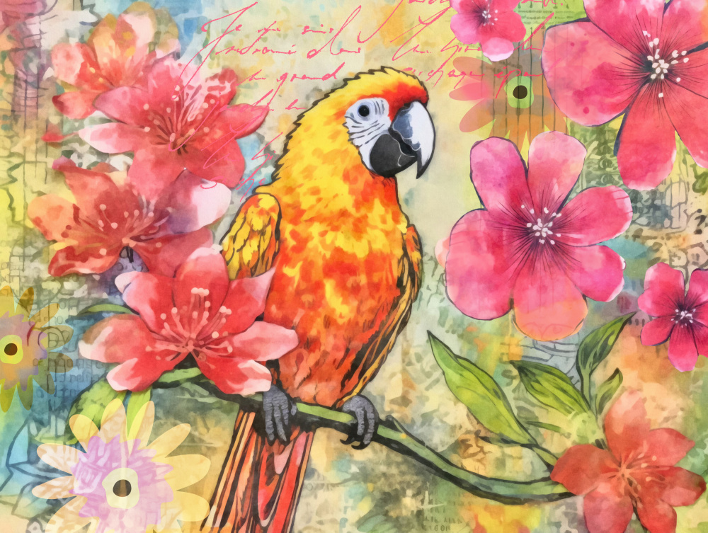 Parrots Fancy Paradise from Andrea Haase