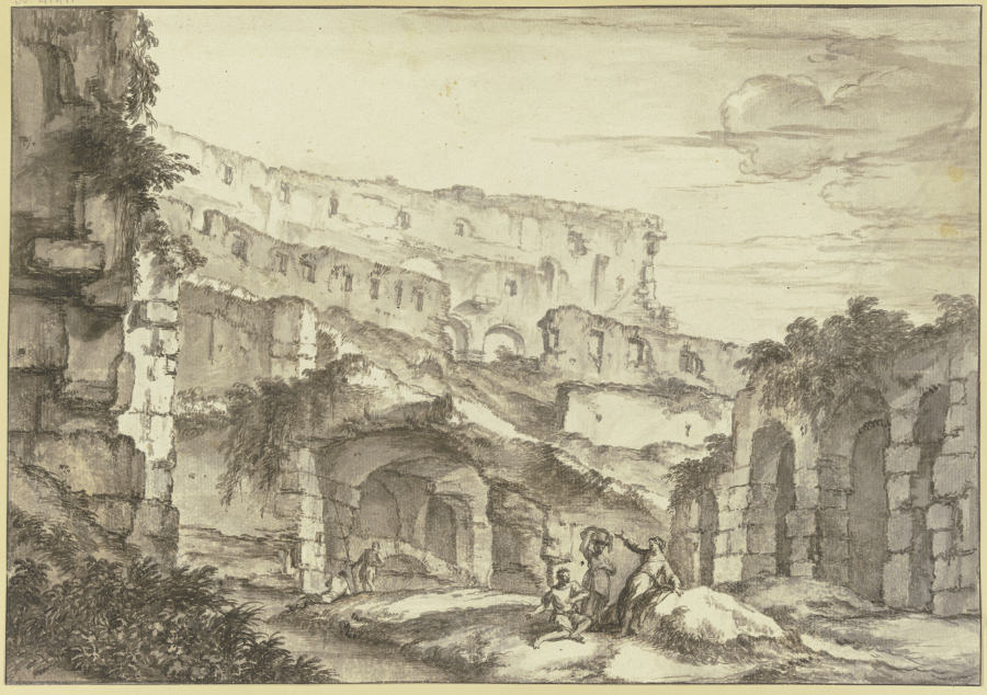 Ruinen eines römischen Theaters from Andrea Locatelli