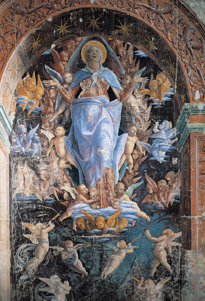Ascension of Mary from Andrea Mantegna