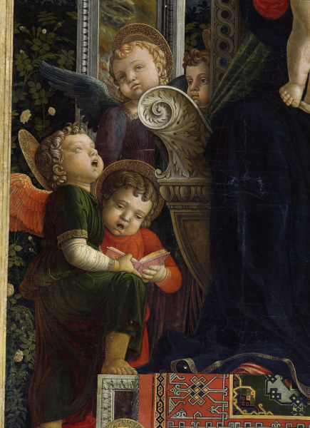 Altar of S. Zeno. Angels from Andrea Mantegna