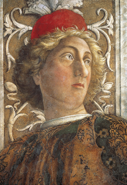 Camera d.Sposi, Courtier from Andrea Mantegna