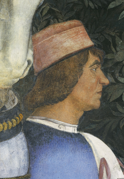 Camera d.Sposi, Courtier from Andrea Mantegna