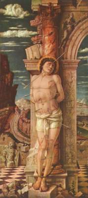 Holy Sebastian from Andrea Mantegna