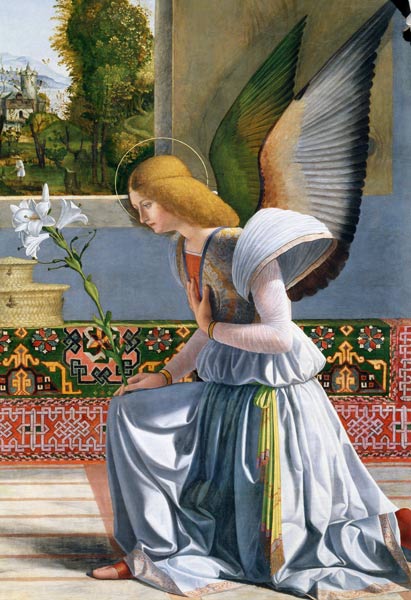 A.Previtali, Angel of the Assumption from Andrea Previtali