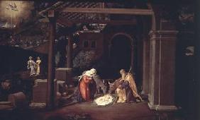 The Nativity and the Annunciation to the Shepherds