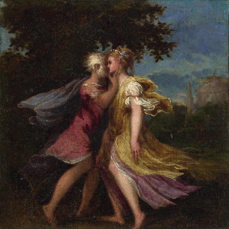 Jupiter seducing Callisto from Andrea Schiavone