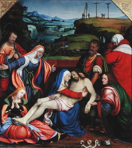 The Lamentation of Christ from Andrea Solario
