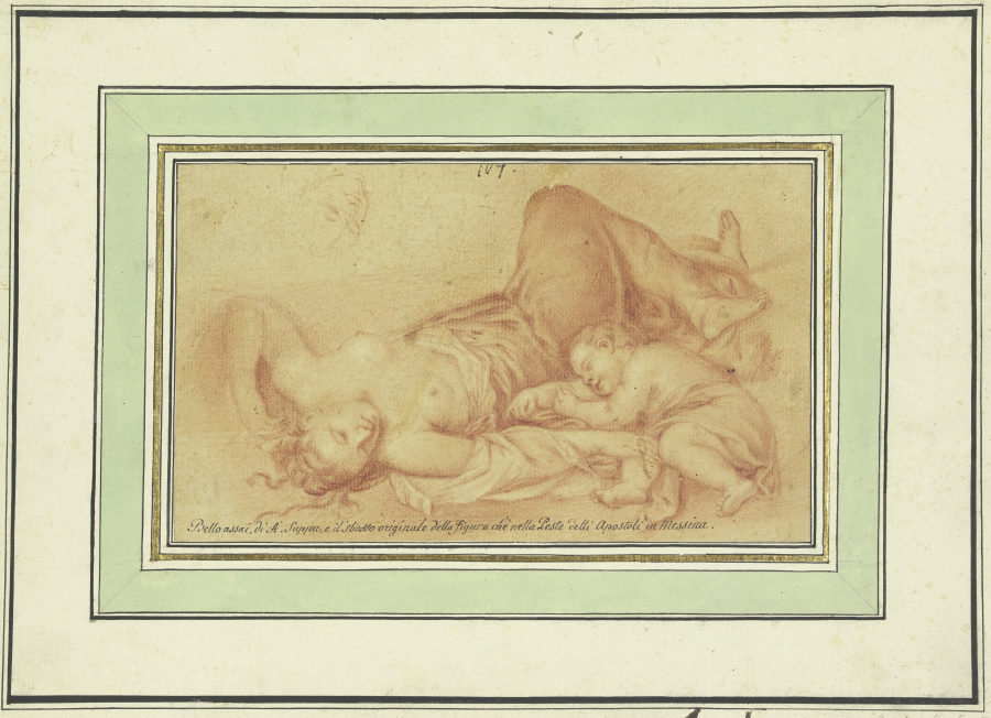 Sterbende Frau mit einem Kind from Andrea Suppa