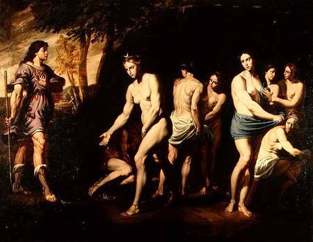 Diana and her Nymphs Surprised by Actaeon from Andrea Vaccaro