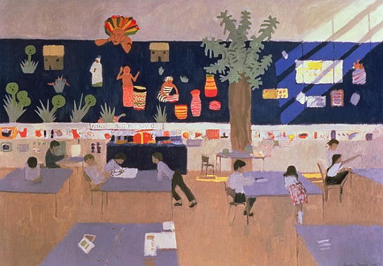 Classroom, Derby, 1985 (oil on canvas)  from Andrew  Macara