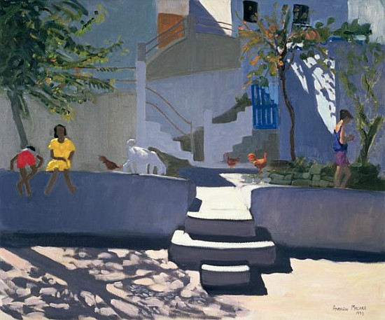 The Yellow Dress, Kos, 1993 (oil on canvas)  from Andrew  Macara
