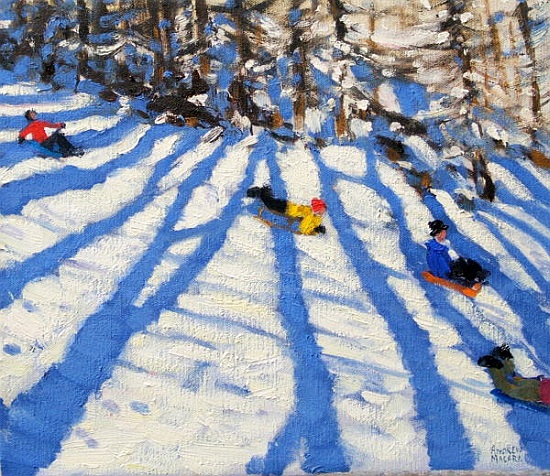 Tree shadows, Morzine from Andrew  Macara