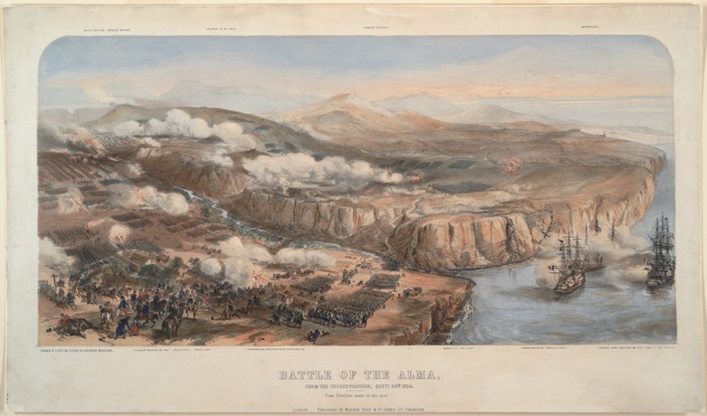 The Battle of the Alma on September 20, 1854 from Andrew Maclure