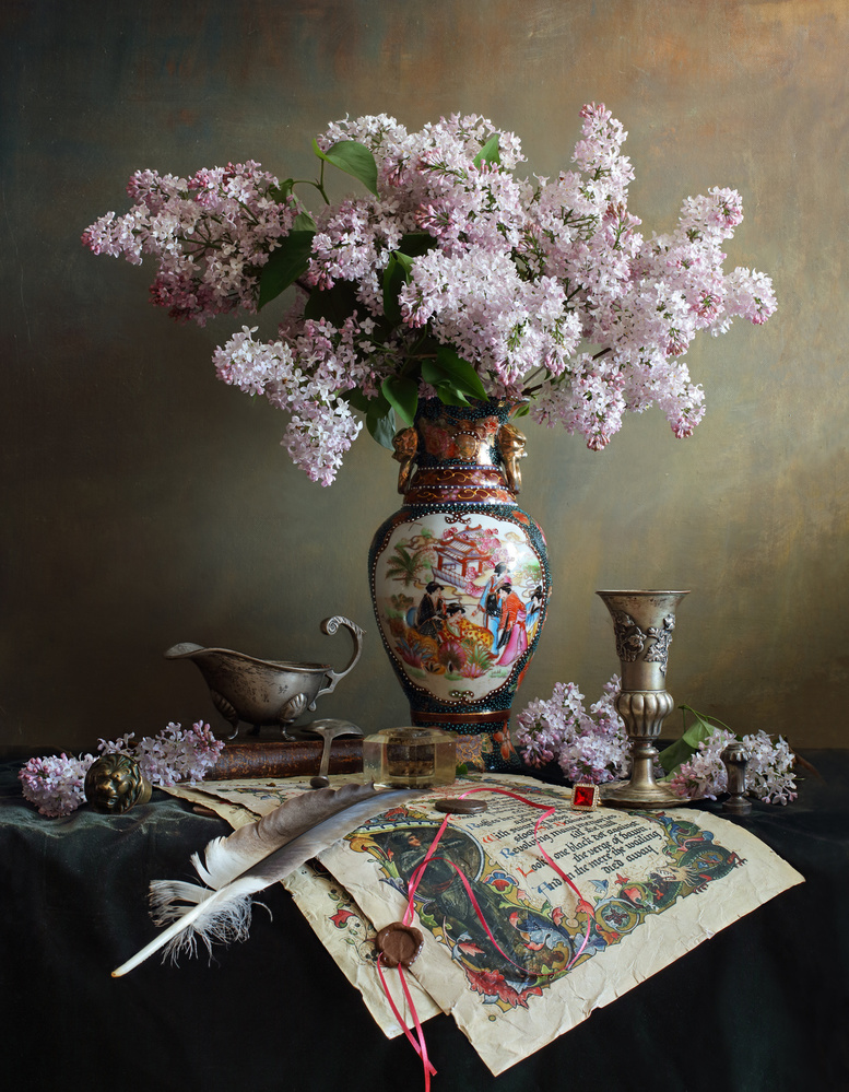 Still life with lilac flowers from Andrey Morozov