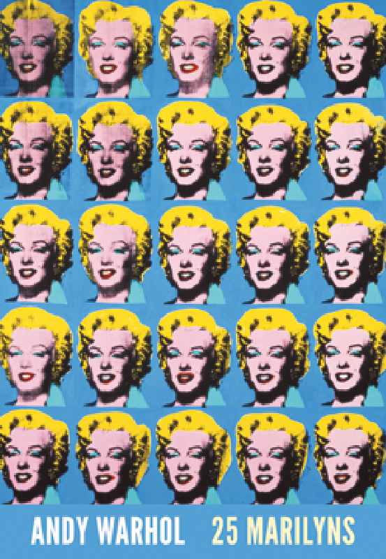 Twenty-Five Colored Marilyns from Andy Warhol