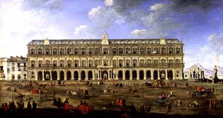 View of the Palace of Naples from Angelo Maria Costa