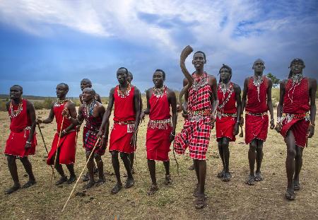 Welcome by Maasai