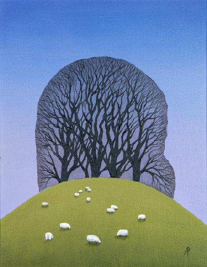 Hilltop with Sheep