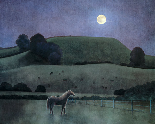 Horse in Moonlight, 2005 (oil on canvas)  from Ann  Brain