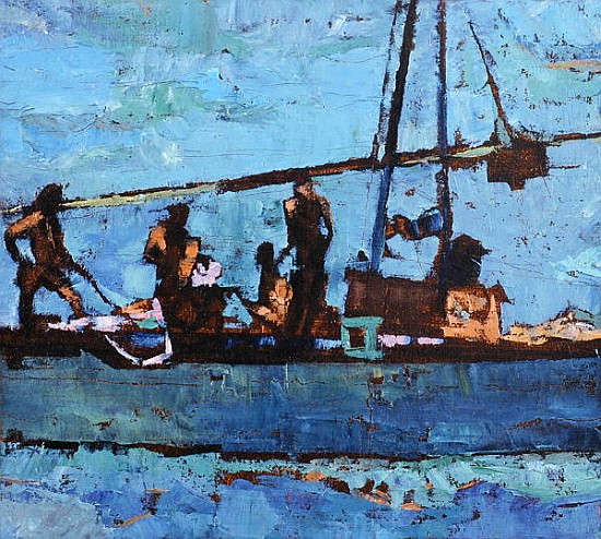Egyptian Fishermen (oil on canvas)  from Anna  Kostenko