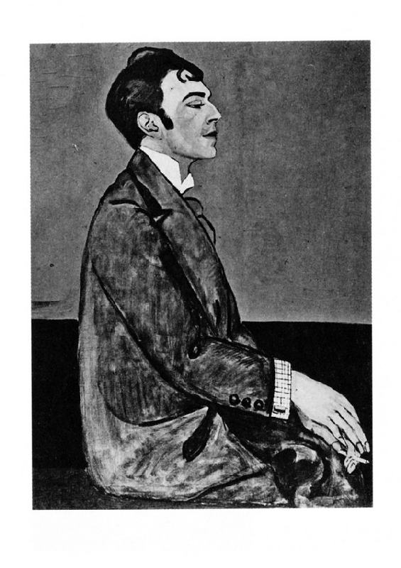 Portrait of the poet Osip Mandelstam (1891-1938) from Anna Mikhaylovna Zelmanova-Tchudovskaya