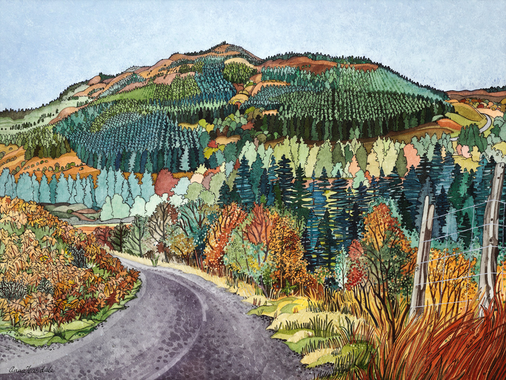 Road to Torloisk from Anna  Teasdale