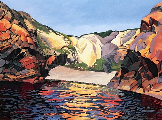 Ramsey Island, Land and Sea No.2 (oil on canvas)  from Anna  Teasdale