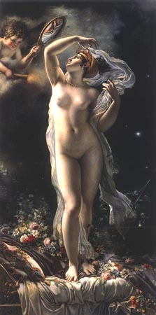Mademoiselle Lange as Venus from Anne-Louis Girodet de Roucy-Trioson