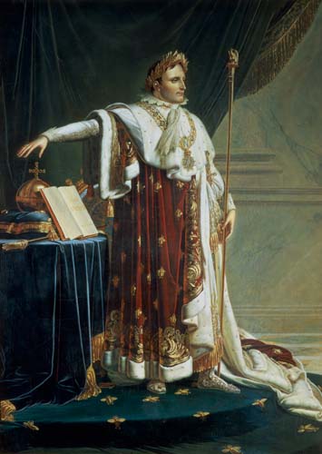 Portrait of Napoleon I in his Coronation Robes from Anne-Louis Girodet de Roucy-Trioson