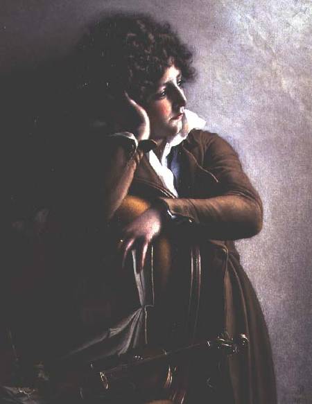 Portrait of Romainville-Trioson from Anne-Louis Girodet de Roucy-Trioson