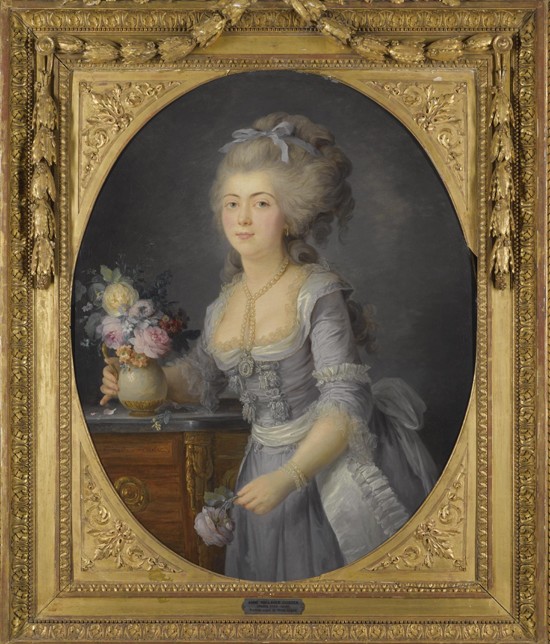 Portrait of Adélaïde Henriette Auguié (1758-1794) from Anne Vallayer-Coster