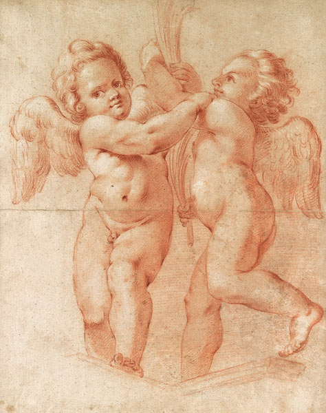 Two Putti from Annibale Carracci